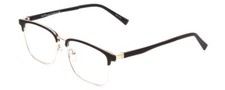 Ernest Hemingway H4904 Unisex Cateye Designer Reading Glasses in Black/Gold 55mm