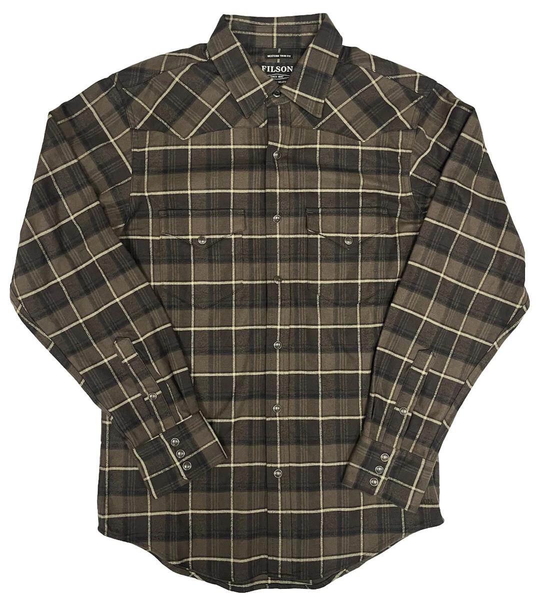 Men's western flannel shirts with best sale snaps