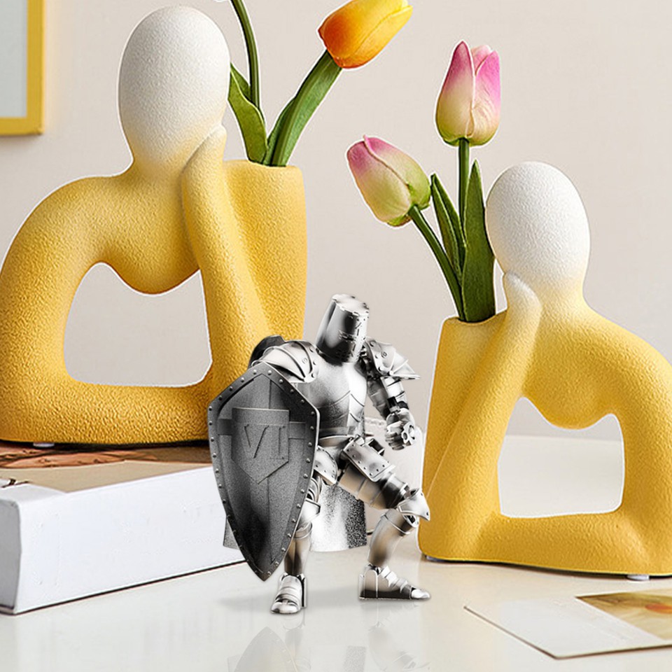 Medieval Knight Action Figur - Artikulierter Roboter Ritter 14cm