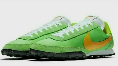 nike waffle racer green
