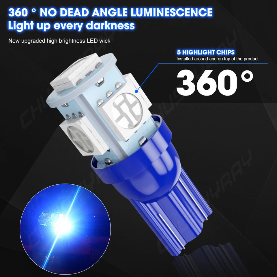 NUEVO Cuadro de instrumentos medidor hielo aguamarina azul kit bombillas LED APTO 83-94 Ford Ranger Foto 2 de 4