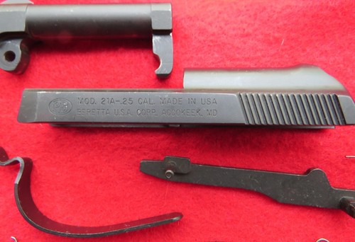 Beretta Model 21A 25ACP Bobcat Slide Barrel Hammer Trigger Group Parts 21-A .25 - Picture 3 of 24