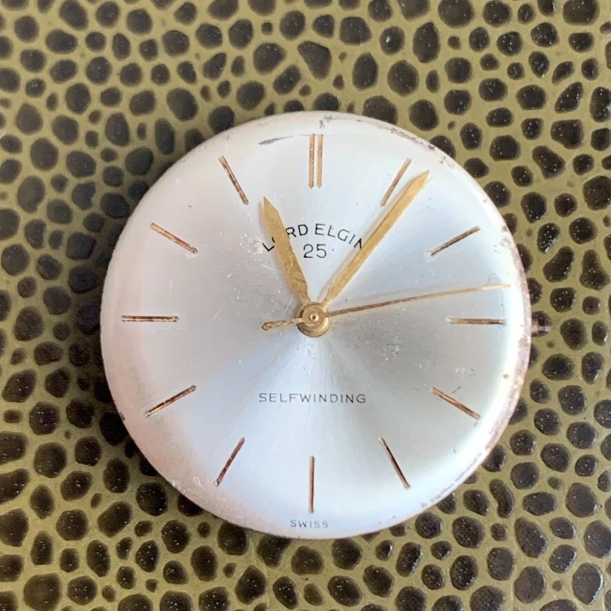 Elgin Cal. 884 Automatic 25 Jewels Wristwatch Movement PARTS / REPAIR - Image 3 of 3