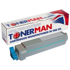 Toner for Oki ES3640a3 ES3640pro ES3640proMFP 43837107 16.5K Cyan UK Reman,