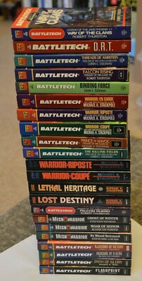 BATTLETECH Romane Bücher mehrere Auflistungen MECHWARRIOR