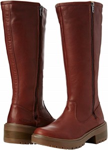 tan leather knee high boots uk