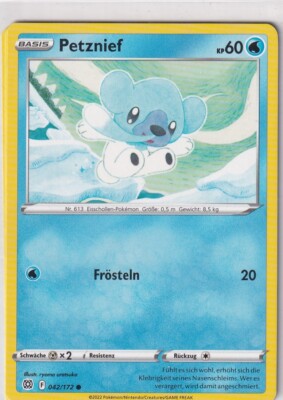 Pokemon Card Radiant Stars 42/172 Petznief German