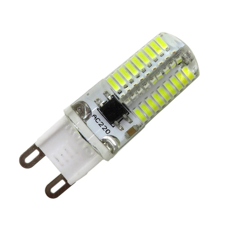 G9 Luces LED Bombilla 72-4014 Cristal Regulable Lámpara Blanco Frío 6500K Paquete de 50 Foto 2 de 4