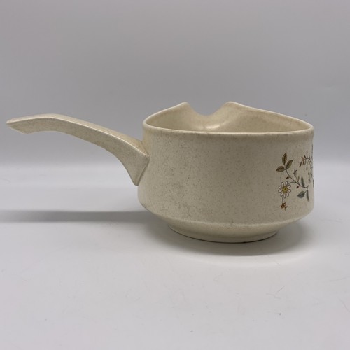 Lenox Temper-Ware Merriment Gravy Boat Vtg Fondue Floral Ovensafe Handle Dinner - Picture 5 of 9