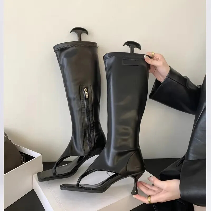 靴 melt the lady pointed skinny short boots MELT THE LADY pointed skinny short boots