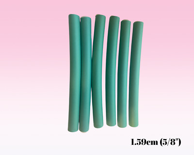 Flexi Curlers For Natural Hair 6 Pack Large Medium Small Comfortable Rollers