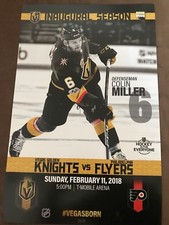 Vegas Golden Knights vs Philadelphia (Philadelpha) Flyers Misprint Game Poster