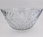 Anchor Hocking Arlington 6 qt Punch Bowl  Pressed Glass Flat Rim Vintage