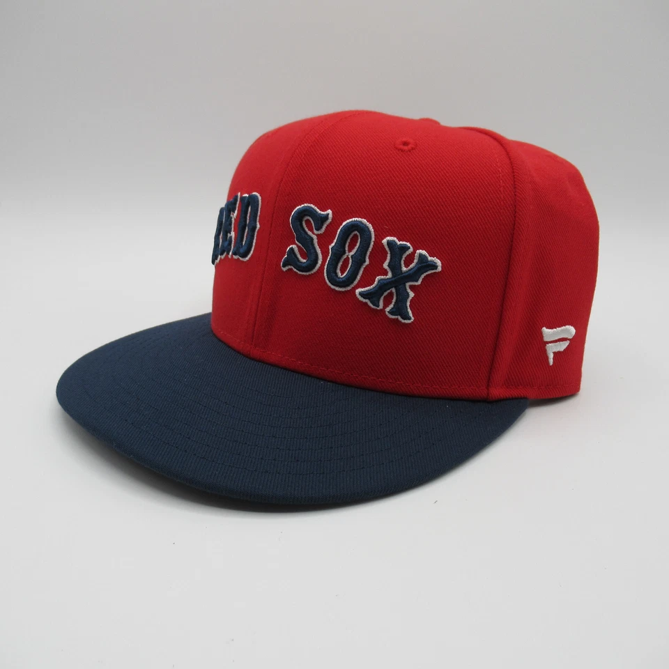 Boston Red Sox Hat Cap Fitted 7.5 MLB Baseball Embroidered Side Logos New Defect - Image 2 of 4