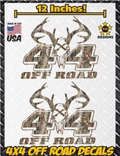 4x4 Offroad Decals Real Tree Camouflage Chevy Silverado Camo Deer Hunting Skull