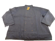NEW Unisex Reprime Chef's Jacket-XL, Indigo Denim (RP660)