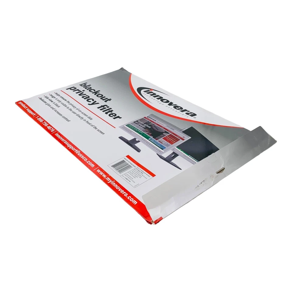 Filtro de privacidad Innovera Blackout para monitor plano de pantalla ancha de 27" 16:9 Foto 4 de 4
