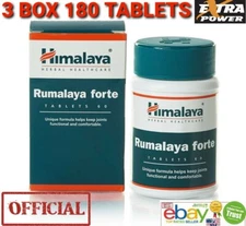 Rumalaya Forte Himalaya OFFICIAL USA 3 Box 180 Tablets  Care Pain Back 