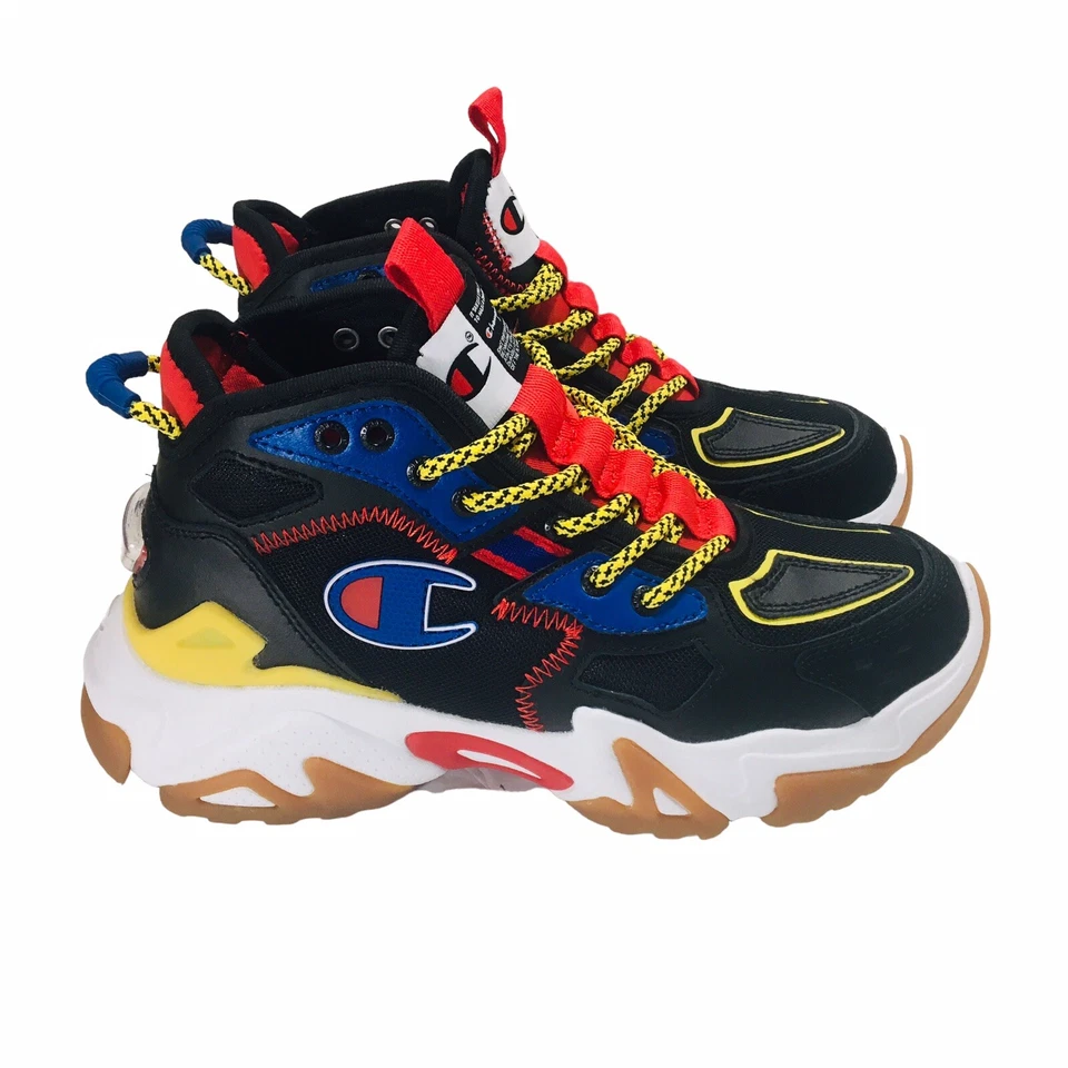 Champion Bromad Slice Negro/Multi Goma CP102252Y NUEVO EN CAJA Juvenil Talla 4 o Mujer Talla 5.5 Foto 3 de 4