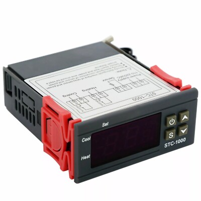 Temperature Control Thermostat Digital Controller Switch Heating Cooling 12 110V