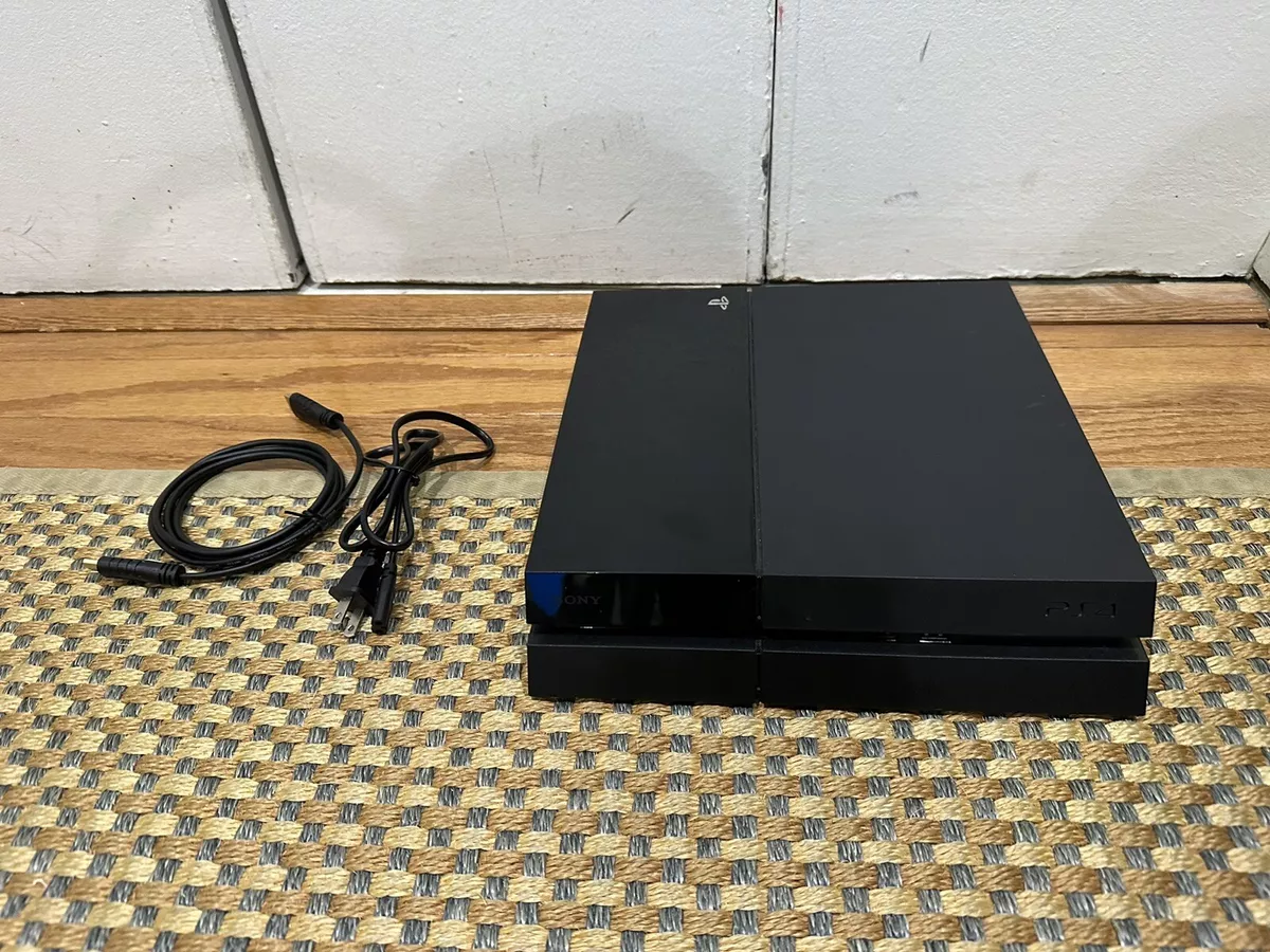 Sony PlayStation 4 500GB CUH-1001A Black Console and Cables ONLY - 100%  Working!