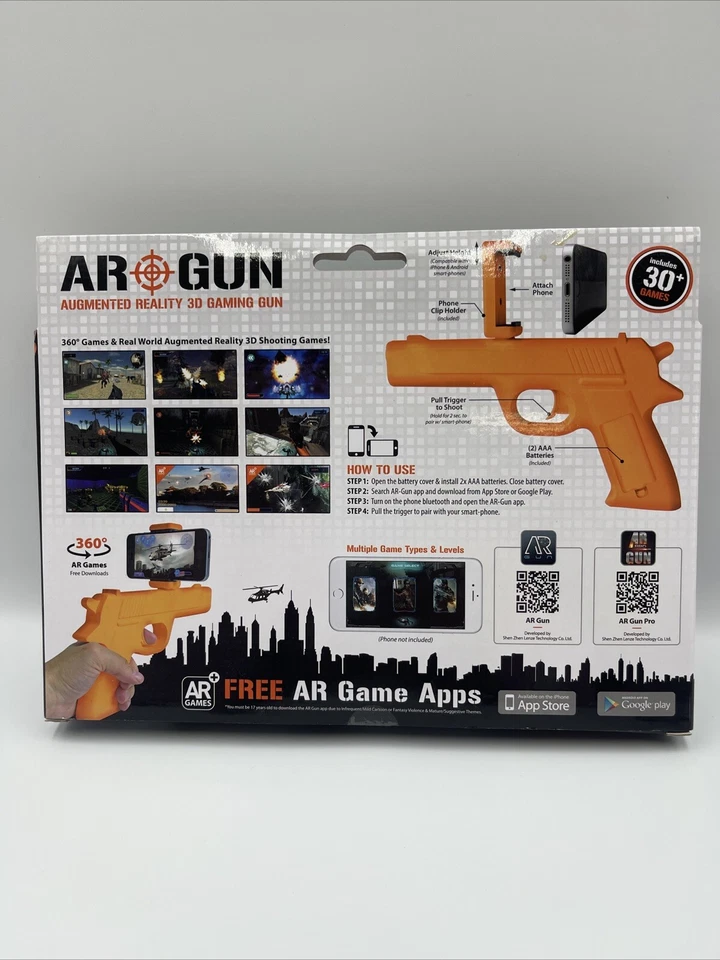 NEW AR Games Augmented Reality 3D Gaming Gun New Advanced Technology - Image 2 of 2