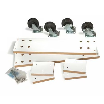 Econoco Wdcas2h24 Caster Kit, 2 Way Slatwall Merchandiser