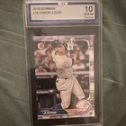 Topps Bowman 2019 Aaron Judge New York Yankees #16 ISA Graded Card