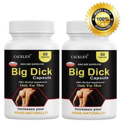 (2 pack) Herbal Men's Dietary Supplement Capsules Natural Formula - (60 Count)