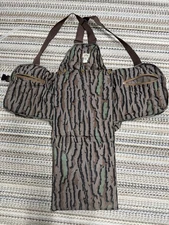 Vintage Duxbak Turkey Vest With Cushion Camo Back Pouch Pockets