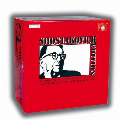 DMITRI SHOSTAKOVICH EDITION - 27 CD + DVD BOX SET - RARE OOP CLASSICAL COMPOSER
