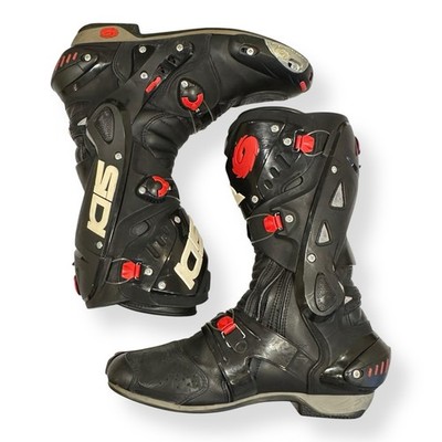 Sidi Vortice Motorcycle Racing Boots US 10 EUR 44