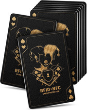 8 Pack RFID Blocking Cards Credit Card Protectors Anti-Theft Card Blocker NFC Co