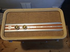VINTAGE 1960's PHILIPS DISC JOCKEY AUTO RECORD PLAYER  not working