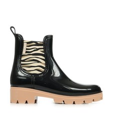 Chaussures Boots Les Tropéziennes by MBelarbi femme Noura Noir Noire Cuir