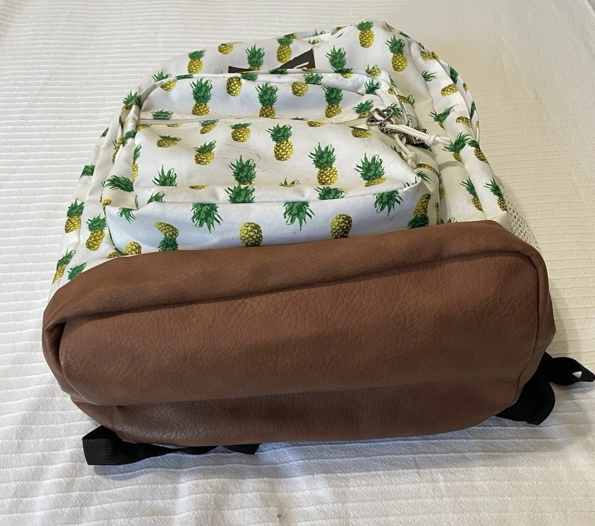TransJansport Large Backpack-Pineapple Leather De… - image 4