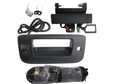 Backup Camera Tailgate Handle for Chevy Silverado GMC Sierra 2007-2014 Black