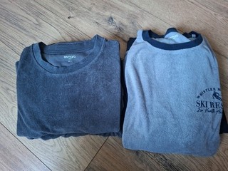 2x Herren Schlafanzug Gr.L Frottee Esmara