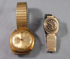 2 Vintage Timex Electric Watches, 1 Men's 1 Women's for Parts or Restoration