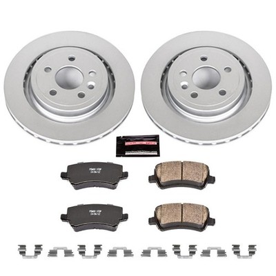 PowerStop Disc Brake Kit - Rear - Fits Volvo S60 2011-2018, Volvo S60 Cross Coun