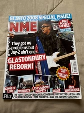 Jay-Z NME UK Magazine July 5, 2008 Amy Winehouse MGMT Kings of Leon Wombats CSS