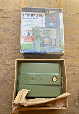 Orbit Easy-Set Logic 12-Station Sprinkler Timer Indoor Outdoor Controller 57900