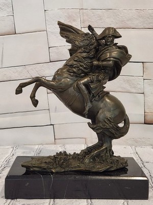 Napoleon Bonaparte Hot Cast Bronze Napoleon Crossing the Alps Sculpture Decor