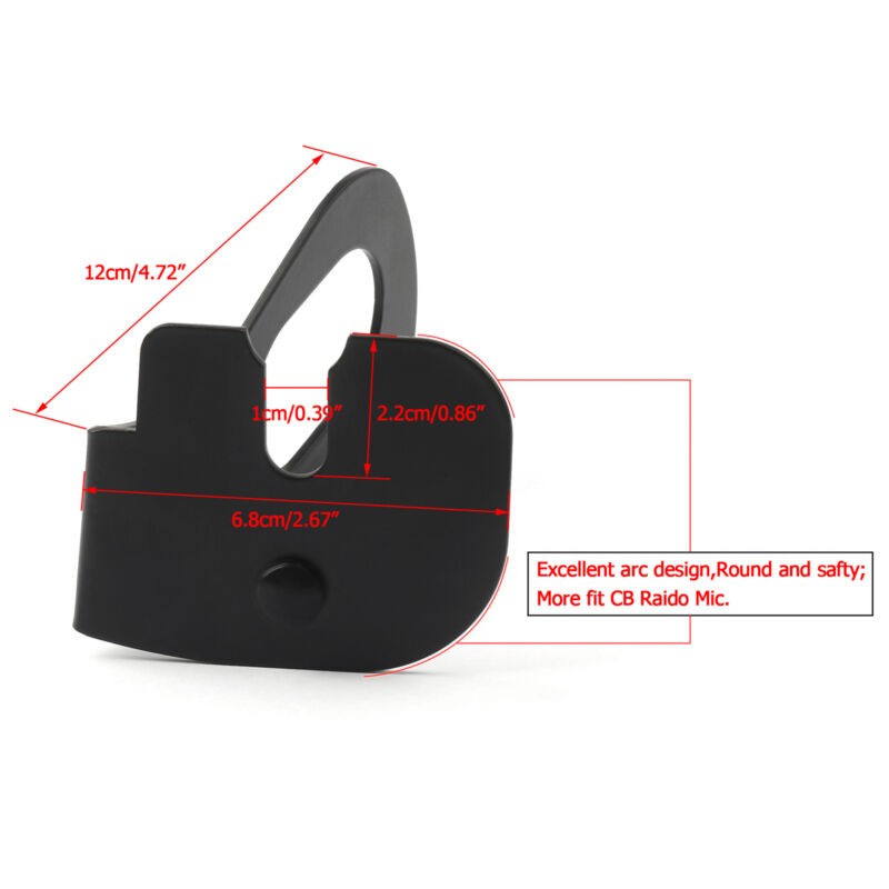 Radio Bar Passenger Holder 75WXST CB Mic Grab Mount Fits For Wrangler JK 2011-up thumbnail 4