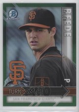 2016 Bowman Chrome Turn Two Green Refractor 40/99 Tyler Beede Phil Bickford 0c6