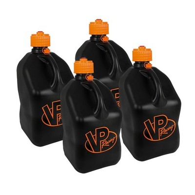 VP Racing 4-Pack V-Twin Orange Cap Fuel Jugs Diesel Drag Racing 4 Wheeler ATV