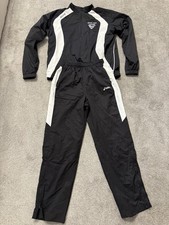 Asics Women  s Black Track Suit Jacket  Pants Set Zip Athletic Training