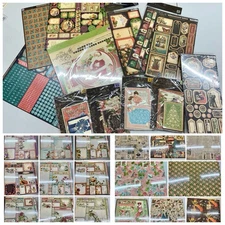Huge New Graphic 45 Papercrafting Paper Destash Rare Retired Themes