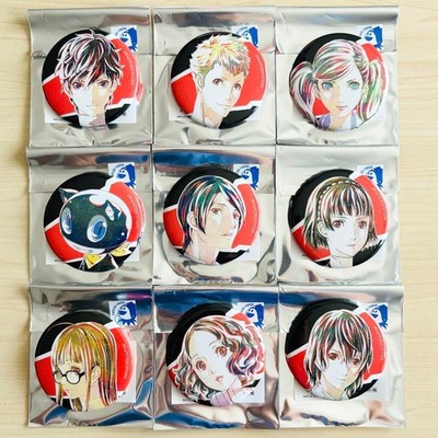 Persona 5 The Animation Ani-Art Can Badge Set Vol.1 9tlg Neu