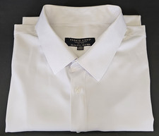 PRONTO UOMO Men Dress Shirt Size 3XL 19/19.5 White Long Sleeve